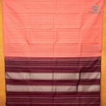 Pure Silk Sarees - Coral Pink SASPS35577 - Image 6