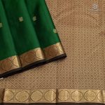 Pure Silk Sarees - Dark Green SASPS35578 - Image 3