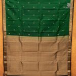 Pure Silk Sarees - Dark Green SASPS35578 - Image 6