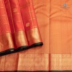 Pure Silk Sarees - Red Orange SASPS35581 - Image 3