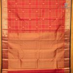 Pure Silk Sarees - Red Orange SASPS35581 - Image 6