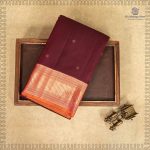 Pure Silk Sarees - Dark Burgundy SASPS35582