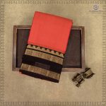 Pure Silk Sarees - Dual shade Orange with Pink SASPS35583