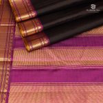 Pure Silk Sarees - Dark Brown SASPS35568 - Image 4