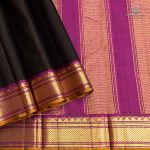 Pure Silk Sarees - Dark Brown SASPS35568 - Image 3