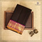 Pure Silk Sarees - Dark Brown SASPS35568