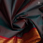 Pure Silk Sarees - Dual Shade Blue with Red SASPS35590 - Image 2