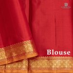 Pure Silk Sarees - Dual Shade Blue with Red SASPS35590 - Image 5