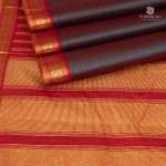 Pure Silk Sarees - Dual Shade Blue with Red SASPS35590 - Image 4