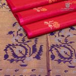Pure Silk Sarees - Pinkish Red SASPS35598 - Image 4