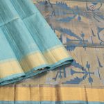 Pure Silk Sarees - Pale Blue SASPS35601 - Image 3