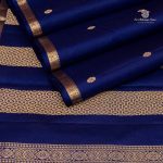 Pure Silk Sarees - Dark Navy Blue SASPS35603 - Image 4