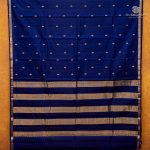 Pure Silk Sarees - Dark Navy Blue SASPS35603 - Image 6