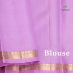 Pure Silk Sarees - Lilac SASPS35612 - Image 5