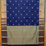 Pure Silk Sarees - Dark Navy Blue SASPS35613 - Image 6