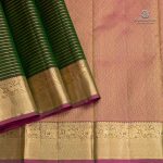 Pure Silk Sarees - Dark Green SASPS35614 - Image 3