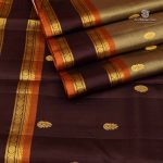 Pure Silk Sarees - Dark Beige SASPS35617 - Image 4
