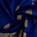 Pure Silk Sarees - Dark Navy Blue SASPS35620 - Image 2
