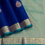 Pure Silk Sarees - Dark Navy Blue SASPS35620 - Image 3