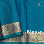 Pure Silk Sarees - Dark Navy Blue SASPS35620 - Image 5