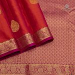 Pure Silk Sarees - Dual Shade Orangish Pink SASPS35621 - Image 3