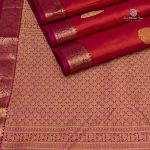Pure Silk Sarees - Dual Shade Orangish Pink SASPS35621 - Image 4