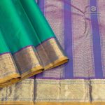 Pure Silk Sarees - Dual Shade Aqua Green SASPS35622 - Image 3