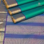 Pure Silk Sarees - Dual Shade Aqua Green SASPS35622 - Image 4