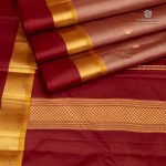 Pure Silk Sarees - Dual shade Light Brown SASPS35624 - Image 4