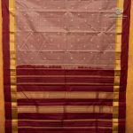 Pure Silk Sarees - Dual shade Light Brown SASPS35624 - Image 6