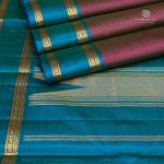 Pure Silk Sarees - Dual shade Rani Pink with Green SASPS35625 - Image 4