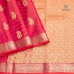 Pure Silk Sarees - Dual shade Pink with Orange SASPS35626 - Image 3