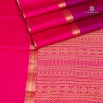 Pure Silk Sarees - Dark Majenta SASPS35627 - Image 4