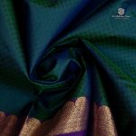 Pure Silk Sarees - Dual shade Green with Blue SASPS35628 - Image 2
