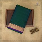 Pure Silk Sarees - Dual shade Green with Blue SASPS35628