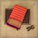Pure Silk Sarees - Dual shade Orange with Pink SASPS35629