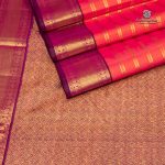 Pure Silk Sarees - Dual shade Orange with Pink SASPS35629 - Image 4