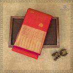 Pure Silk Sarees - Dual Shade Orange with Pink SASPS35631