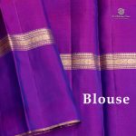 Pure Silk Sarees - Navy Blue SASPS35632 - Image 5