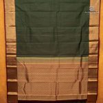 Pure Silk Sarees - Dark Green SASPS35635 - Image 6