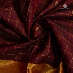 Pure Silk Sarees - Dark Maroon SASPS35636 - Image 2