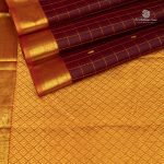 Pure Silk Sarees - Dark Maroon SASPS35636 - Image 4