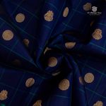 Pure Silk Sarees - Dark Navy Blue SASPS35643 - Image 2