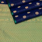 Pure Silk Sarees - Dark Navy Blue SASPS35643 - Image 4