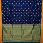 Pure Silk Sarees - Dark Navy Blue SASPS35643 - Image 6