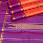 Pure Silk Sarees - Dual Shade Orange SASPS35644 - Image 4