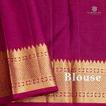 Pure Silk Sarees - Dual Shade Blue with Green SASPS35647 - Image 5
