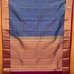 Pure Silk Sarees - Dual Shade Blue with Green SASPS35647 - Image 6