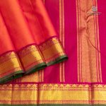 Pure Silk Sarees - Dual Shade Orange with Pink SASPS35649 - Image 3