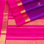 Pure Silk Sarees - Dual Shade Purple SASPS35651 - Image 3
